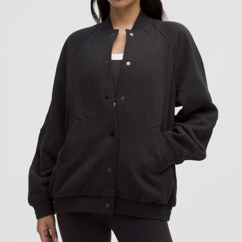 NWT Lululemon Scuba Oversized Collegiate Jacket